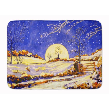 Carolines Treasures Winter Moonrise by Roy Avis Machine Washable Memory Foam Mat ARA0139RUG